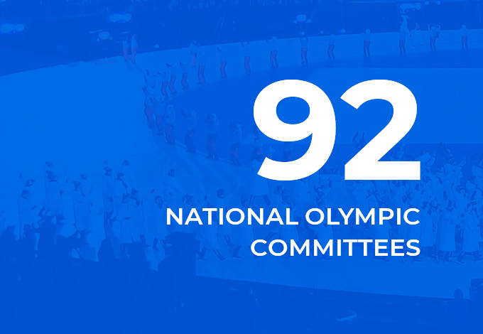 92개국 NATIONAL OLYMPIC COMMITTEES